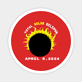 Shirt eclipse,event, total;solar,eclipse, 04,08,April 2024. Magnet